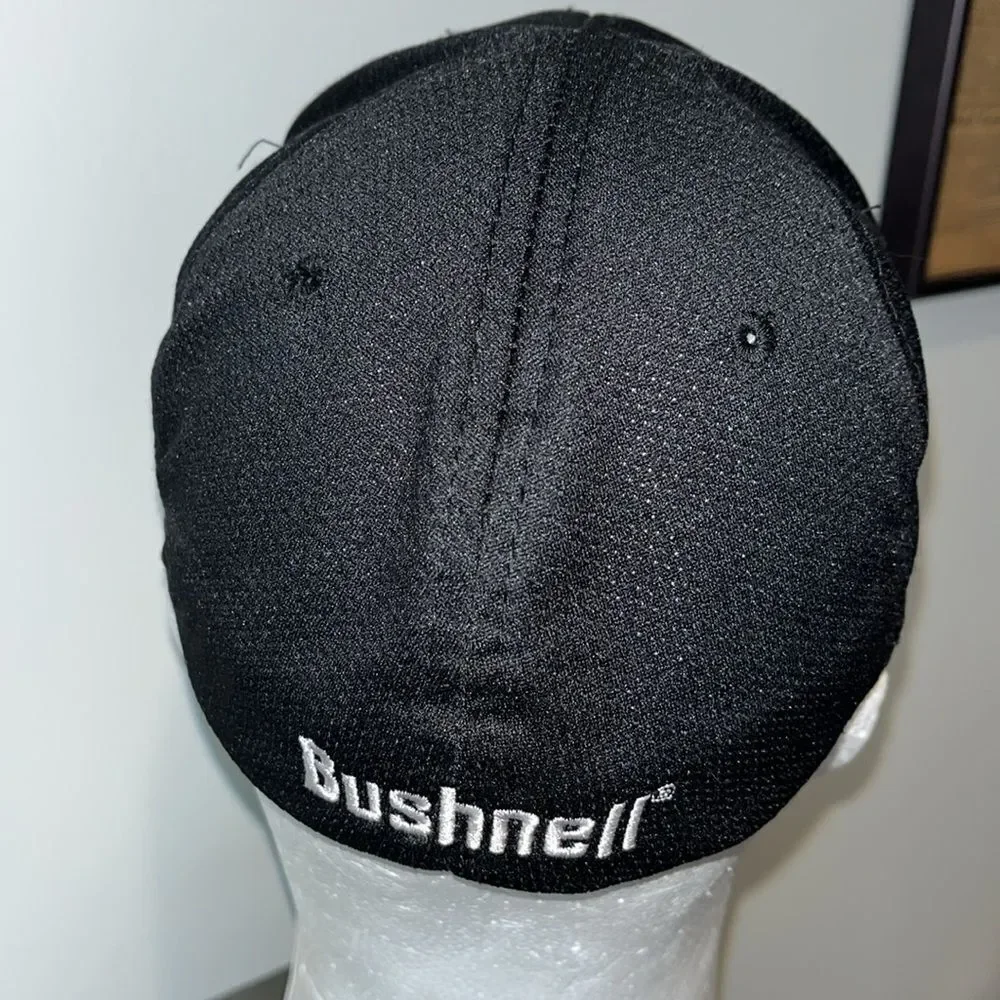 Black Engage Model Bushnell Rifle Scope Hunting Baseball Cap Hat S/M